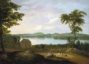 Alvan Fisher View of Springfield on the Connecticut River Germany oil painting artist